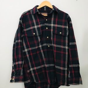 flannel button down